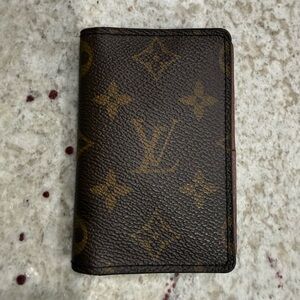 Louis Vuitton Brown Monogram Pocket Organizer Bifold Wallet